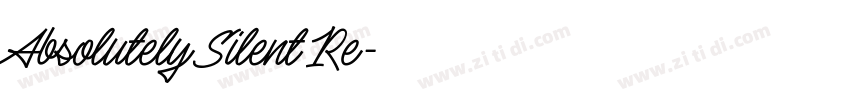 Absolutely Silent Re字体转换